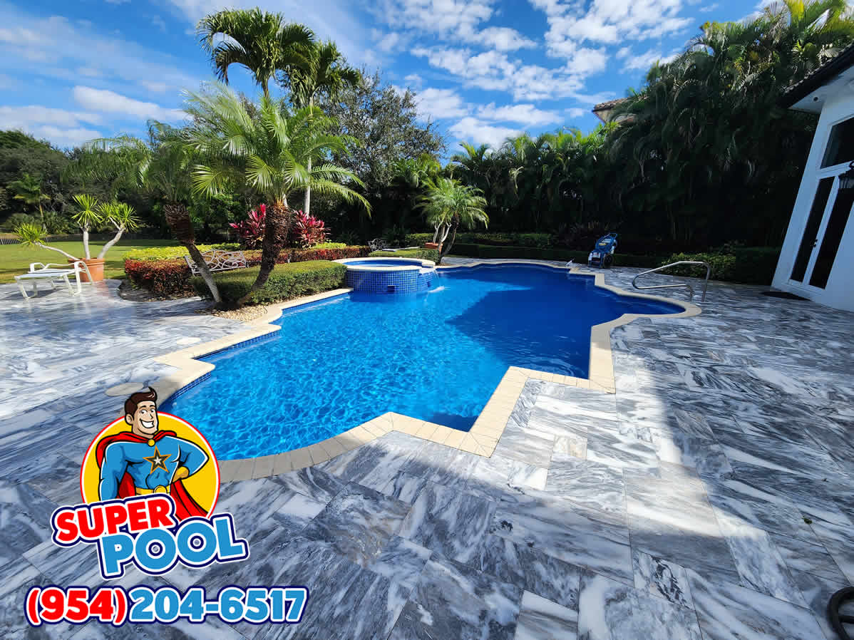 Super Pool Cleaning Services and repair in boca raton palm beach county florida fl 2